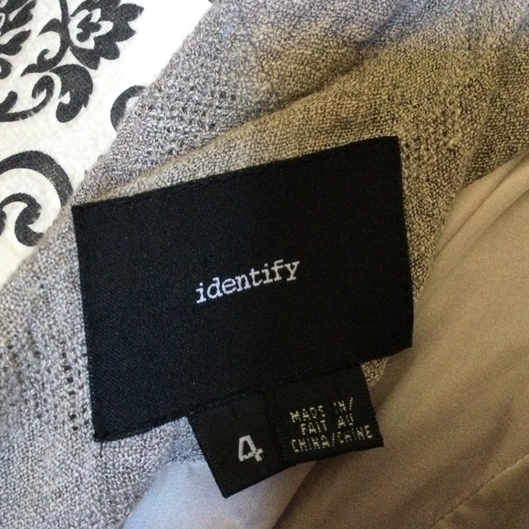 Linen Gauze Dress by Identify Tan in color size 4 - Picture 9 of 14